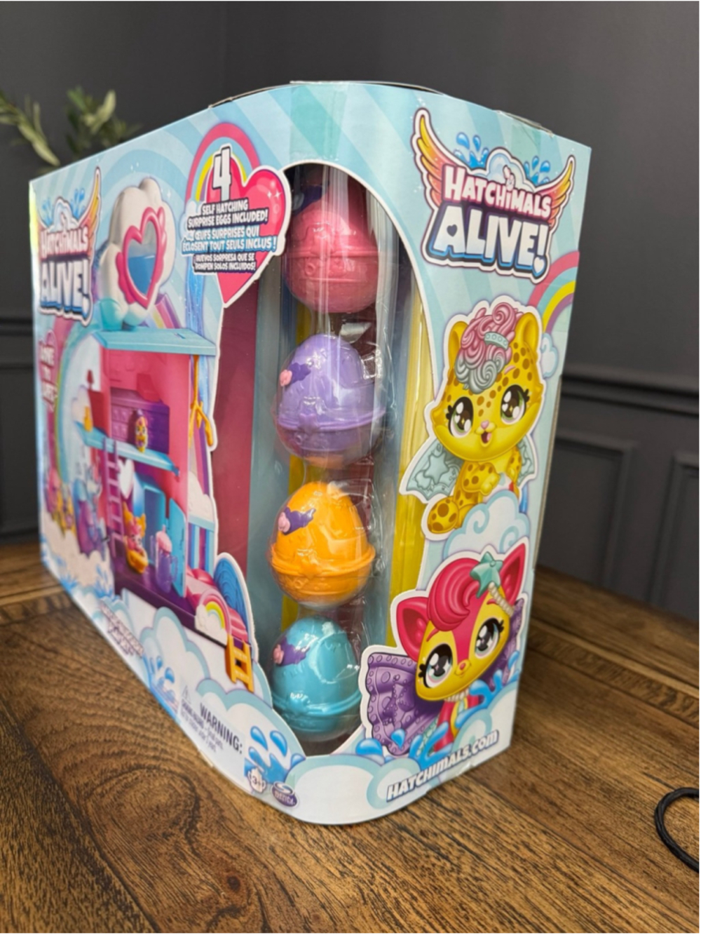 Hatchimals Alive Nursery Playset + 4 Surprise Eggs – Interactive Toy Set